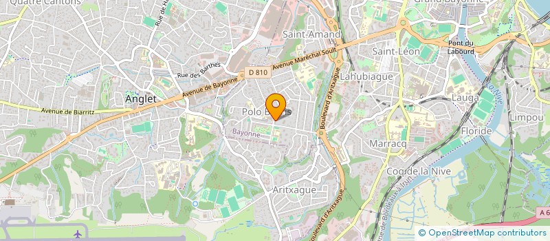 localisation de l'entreprise LES VIEUX DE FRANCE à BAYONNE