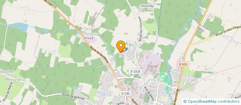 localisation de l'entreprise LES VIEUX FRERES  CASTELJALOUX