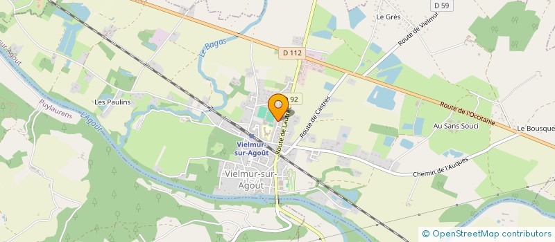 localisation de l'entreprise LES VIEUX MURIERS  VIELMUR-SUR-AGOUT