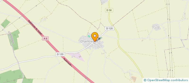 localisation de l'entreprise LES VIEUX PAPIERS  CHAINTREAUX