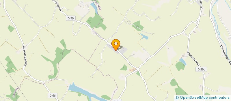 localisation de l'entreprise LES VIEUX ROUAGES  AURIAC-SUR-VENDINELLE