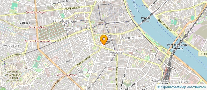 localisation de l'entreprise LES VIGIES  BORDEAUX