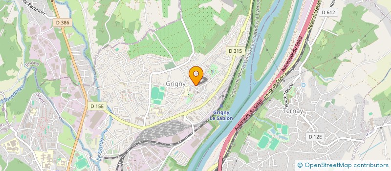 localisation de l'entreprise LES VIGILANTES DE GRIGNY à GRIGNY