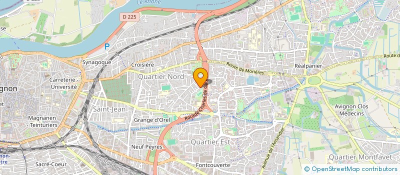 localisation de l'entreprise LES VIGNASSES  AVIGNON