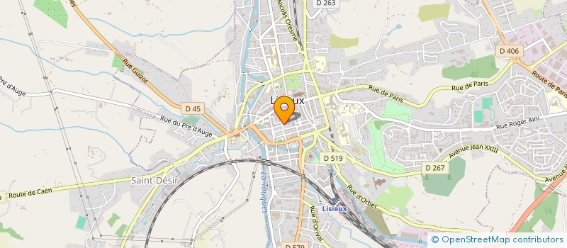 localisation de l'entreprise LES VIGNERONNES  LISIEUX