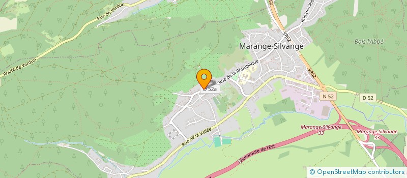 localisation de l'entreprise LES VIGNERONS  MARANGE-SILVANGE