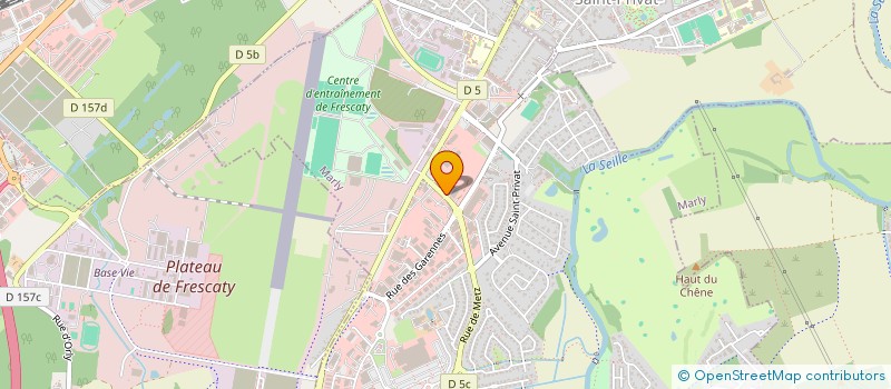 localisation de l'entreprise LES VIGNERONS DE FRANCE à MARLY