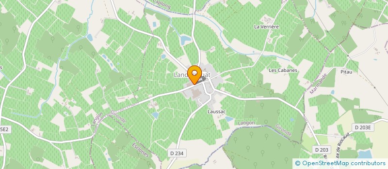 localisation de l'entreprise LES VIGNERONS DE LANDERROUAT DURAS CAZAUGITAT LANGOIRAN à LANDERROUAT