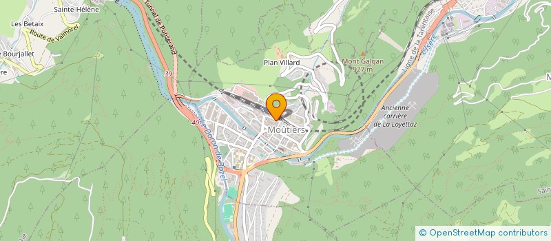 localisation de l'entreprise LES VIGNERONS DES GRESILLES à MOUTIERS