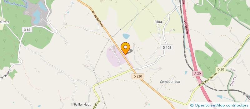 localisation de l'entreprise LES VIGNERONS DU QUERCY CCA  MONTPEZAT-DE-QUERCY