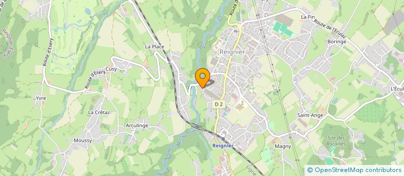 localisation de l'entreprise LES VIGNES à REIGNIER-ESERY