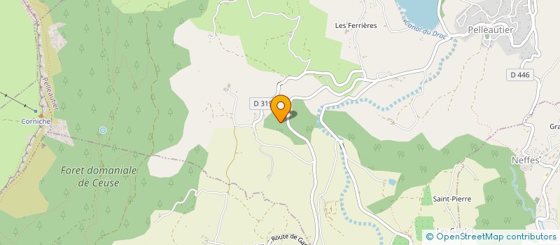 localisation de l'entreprise LES VIGNES à LA ROCHETTE
