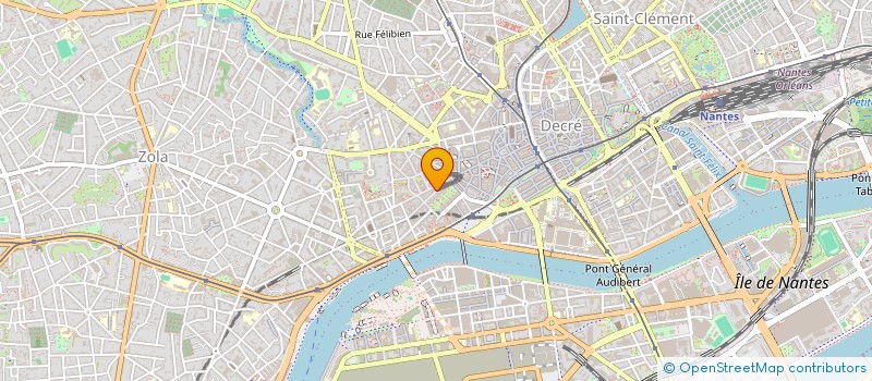 localisation de l'entreprise LES VIGNES à NANTES