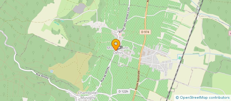 localisation de l'entreprise LES VIGNES  BROCHON