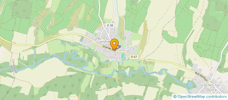 localisation de l'entreprise LES VIGNES BASSES à CELLES-SUR-OURCE