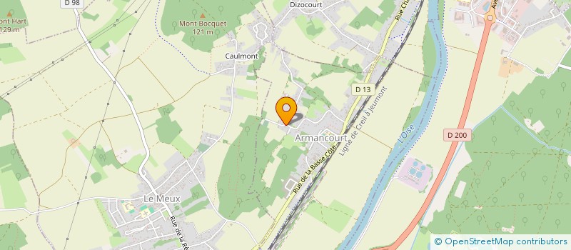 localisation de l'entreprise LES VIGNES BLANCHES  ARMANCOURT