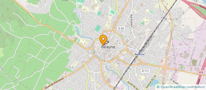 localisation de l'entreprise LES VIGNES BLANCHES à BEAUNE