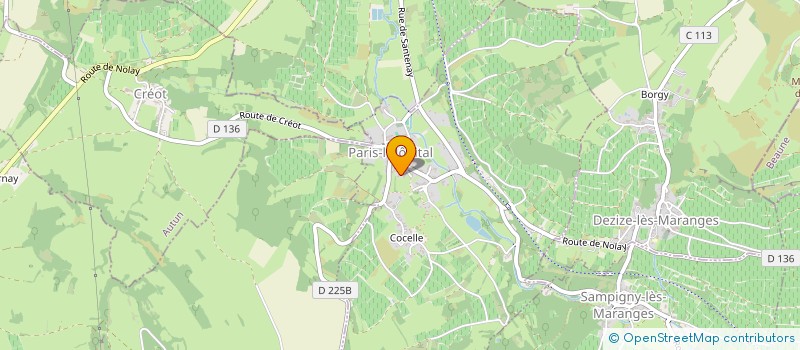 localisation de l'entreprise LES VIGNES D'AMI  PARIS-L'HOPITAL