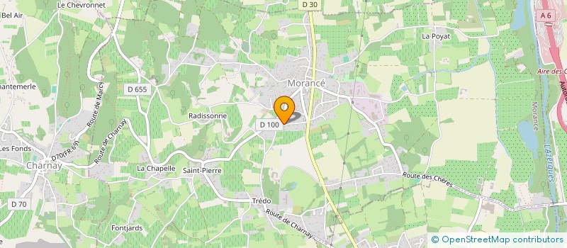 localisation de l'entreprise LES VIGNES D'ANTOINE  MORANCE