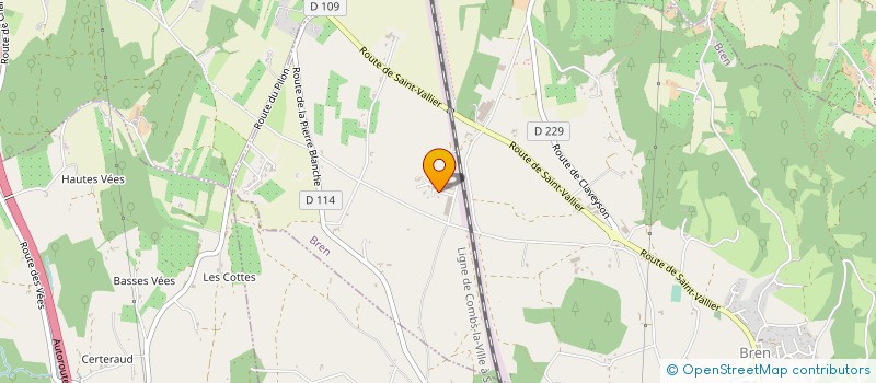 localisation de l'entreprise LES VIGNES D'EMMANUELLE  BREN