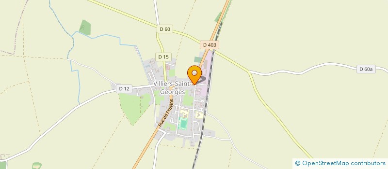 localisation de l'entreprise LES VIGNES DE BECHERET  VILLIERS-SAINT-GEORGES