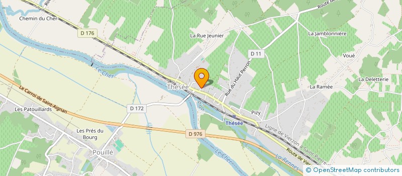 localisation de l'entreprise LES VIGNES DE DAMIEN  THESEE