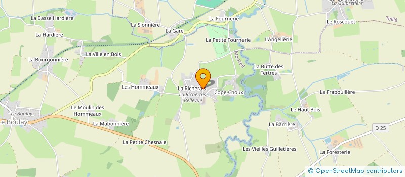 localisation de l'entreprise LES VIGNES DE LA CLOSETTE  MOUZEIL