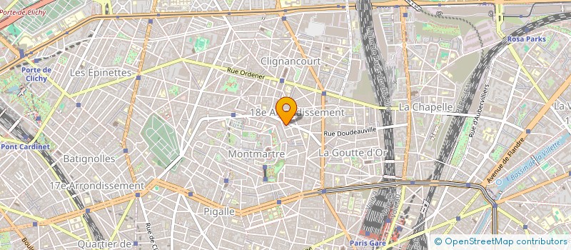 localisation de l'entreprise LES VIGNES DE MON MOULIN à PARIS