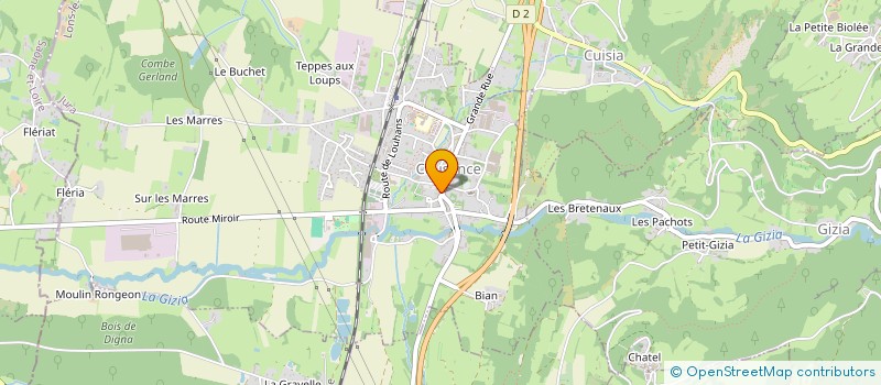 localisation de l'entreprise LES VIGNES DEVANT  CUISIA