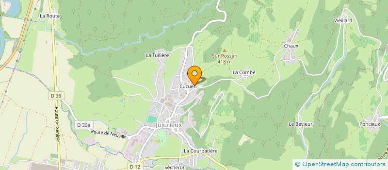 localisation de l'entreprise LES VIGNES DU KRE à JUJURIEUX