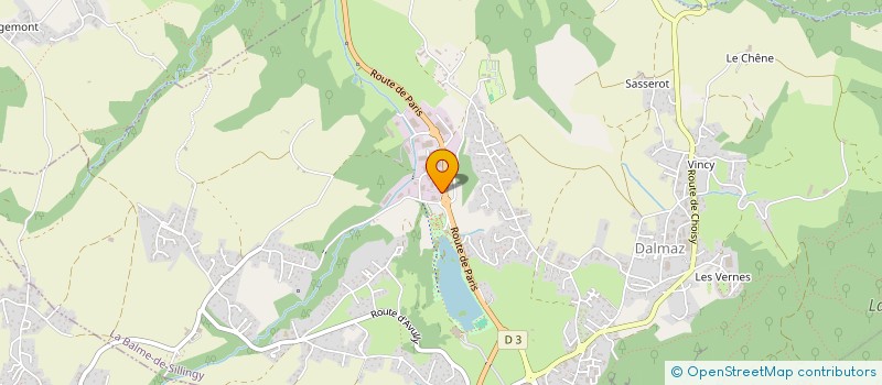 localisation de l'entreprise LES VIGNES DU LAC  LA BALME-DE-SILLINGY