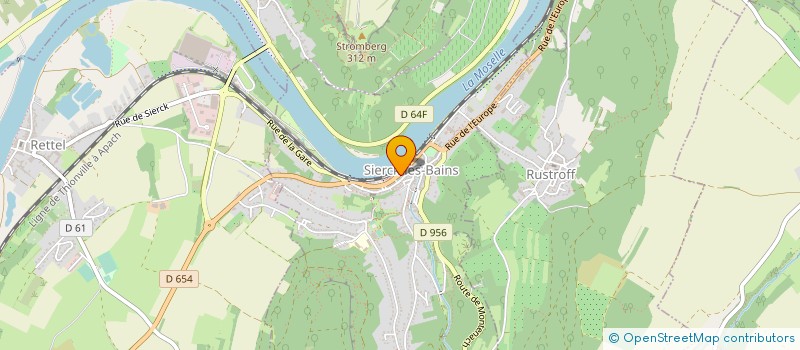 localisation de l'entreprise LES VIGNES DU STROMBERG  MALLING