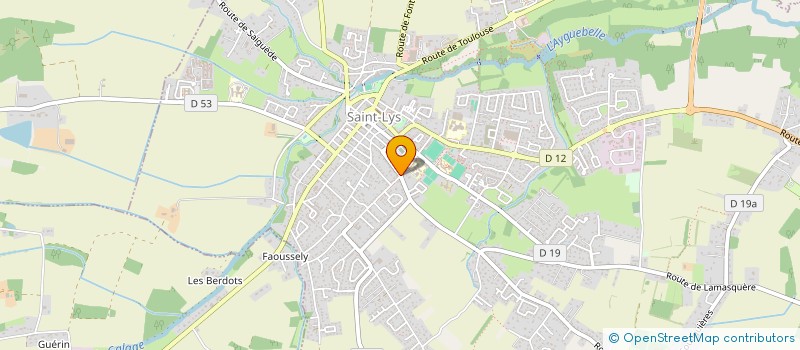 localisation de l'entreprise LES VIGNES DU TOURNANT  SAINT-LYS