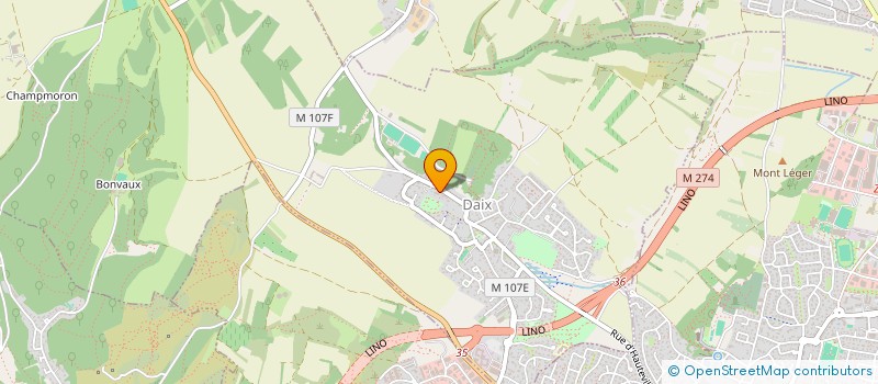 localisation de l'entreprise LES VIGNES EN BRESCUL  DAIX