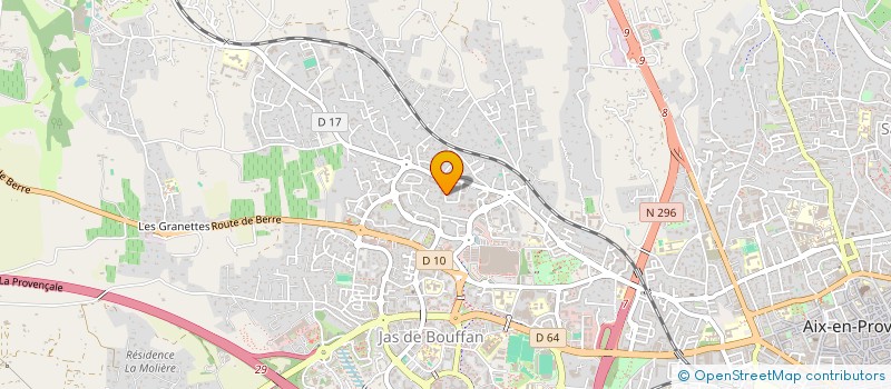 localisation de l'entreprise LES VIGNES LONGUES à AIX-EN-PROVENCE