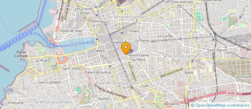 localisation de l'entreprise LES VIGNES SONORES  MARSEILLE