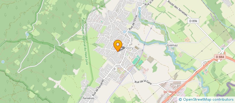 localisation de l'entreprise LES VIGNES SOULEGEC  THOIRY