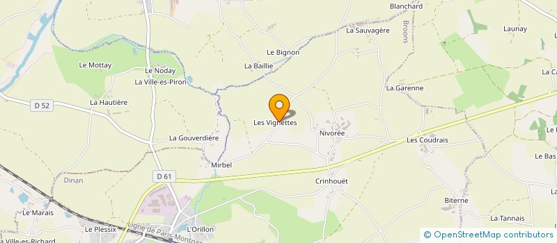 localisation de l'entreprise LES VIGNETTES  BROONS