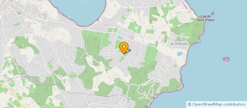 localisation de l'entreprise LES VIGNOBLES ANGELVIN à SAINT-TROPEZ