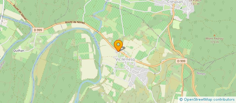 localisation de l'entreprise LES VIGNOBLES BOISSIER  VIC-LE-FESQ