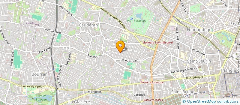 localisation de l'entreprise LES VIGNOBLES D'ANTOINE à BORDEAUX