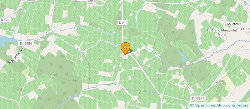 localisation de l'entreprise LES VIGNOBLES DE LA COMMANDERIE  SAINT-ANTOINE-DU-QUEYRET