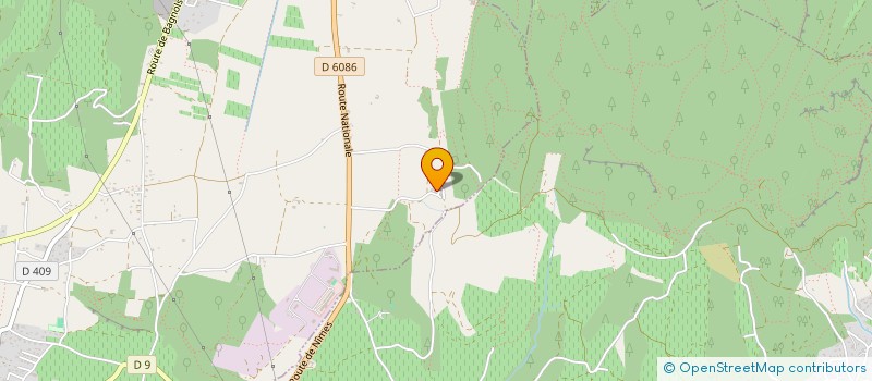 localisation de l'entreprise LES VIGNOBLES DE RABUSAS  BAGNOLS-SUR-CEZE