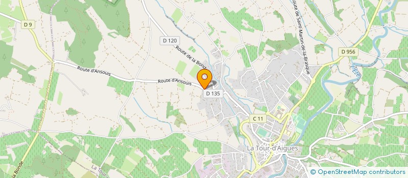 localisation de l'entreprise LES VIGNOBLES DE SAINT MEDIE à LA TOUR D'AIGUES