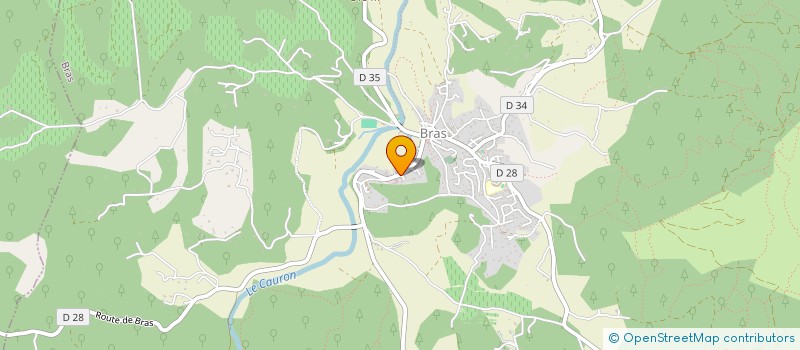 localisation de l'entreprise LES VIGNOBLES DES TEMPLIERS à BRAS