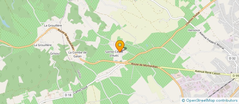 localisation de l'entreprise LES VIGNOBLES GAYREL SAS à SENOUILLAC