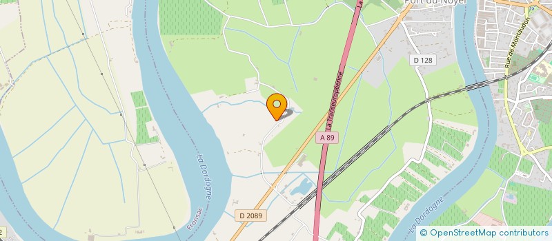 localisation de l'entreprise LES VIGNOBLES TOULOUZE  ARVEYRES