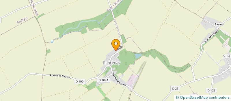 localisation de l'entreprise LES VIGNOTTES  RONCENAY