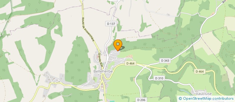 localisation de l'entreprise LES VIGNOTTES  BELLEHERBE