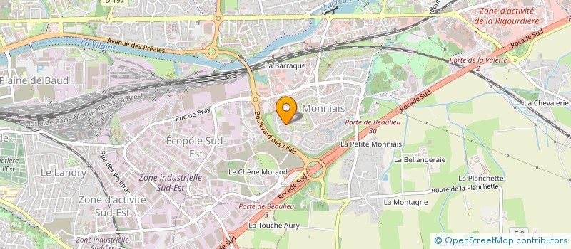 localisation de l'entreprise LES VIKINGS à CESSON-SEVIGNE